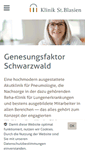 Mobile Screenshot of klinik-st-blasien.de